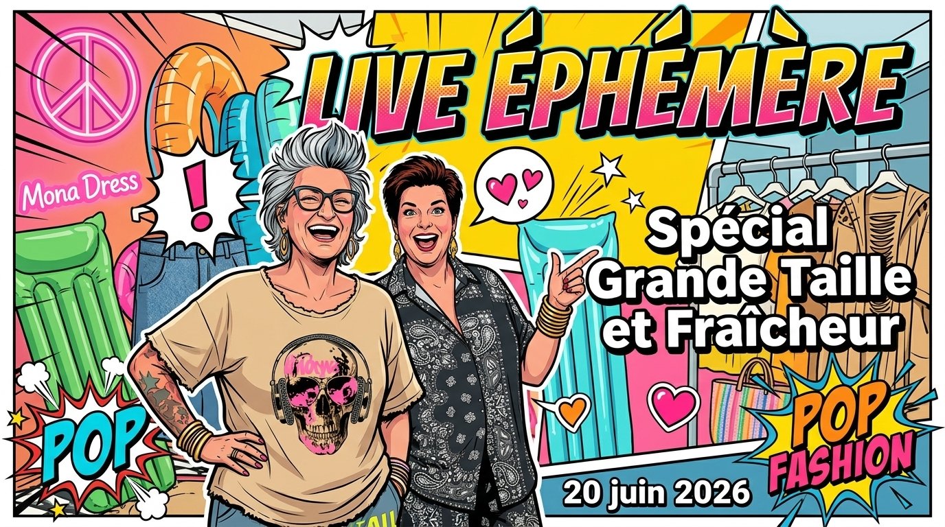 Live éphémère : Spécial Grande Taille et Fraîcheur