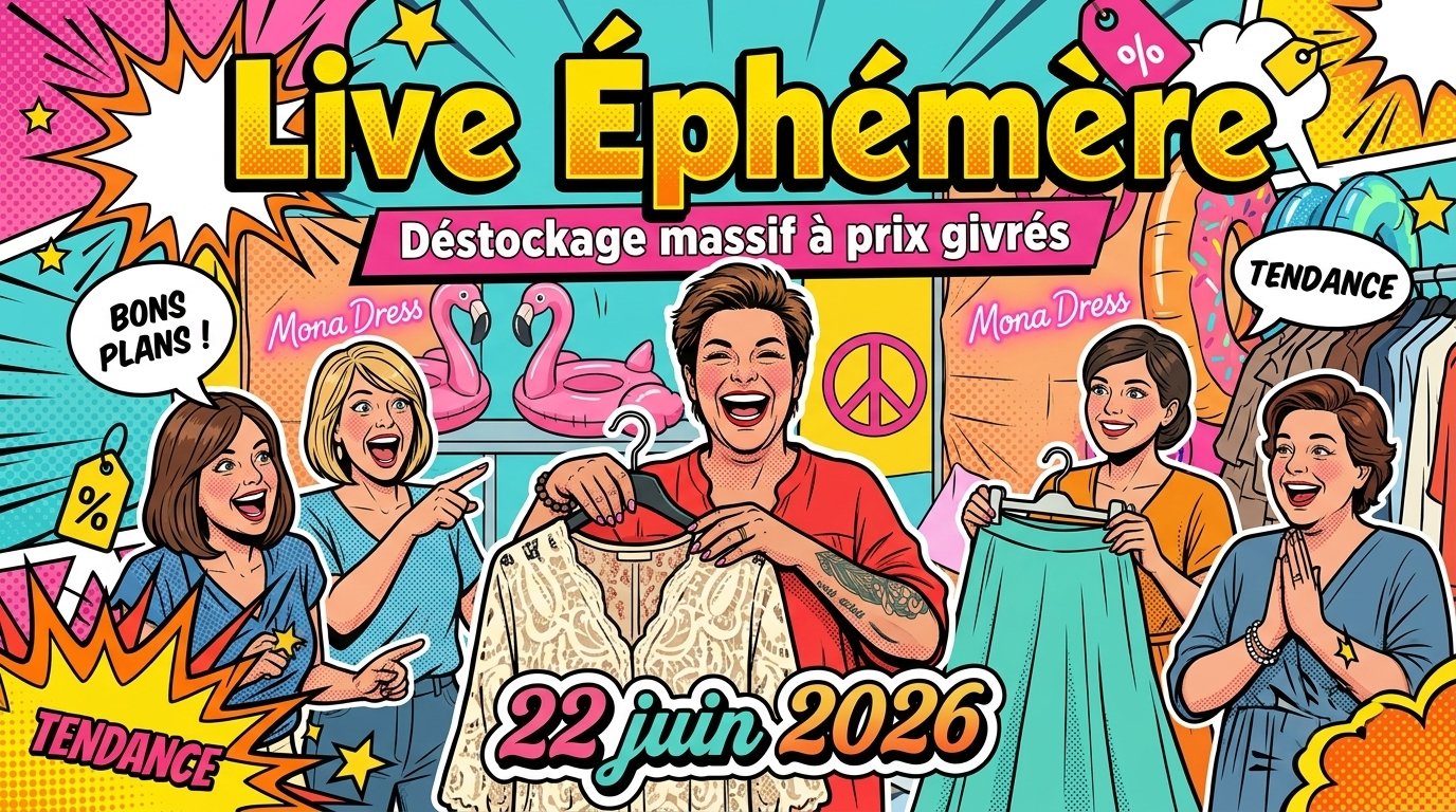 Live éphémère : Déstockage massif à prix givrés