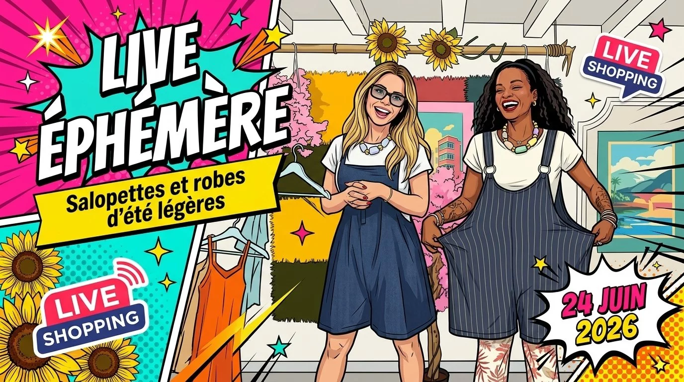Live éphémère : Salopettes et robes d'été légères