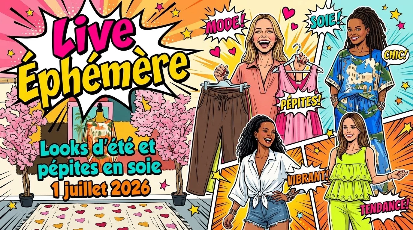 Live éphémère : Looks d'été et pépites en soie