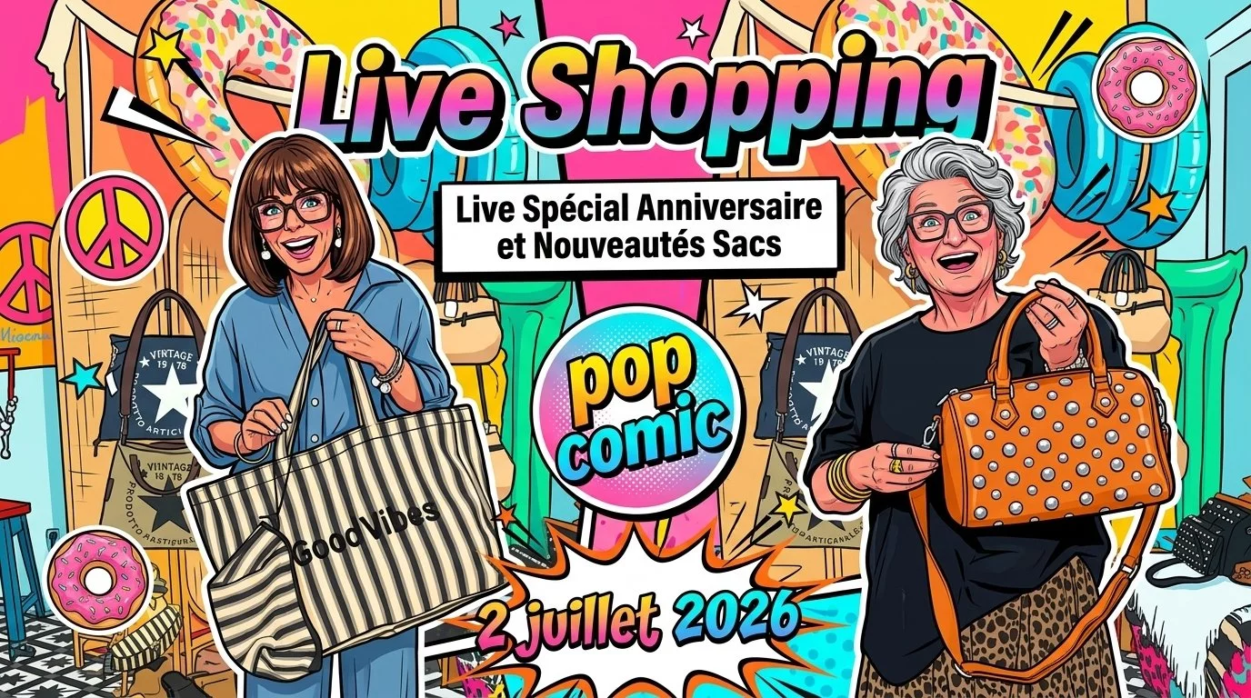 Live Spécial Anniversaire et Nouveautés Sacs