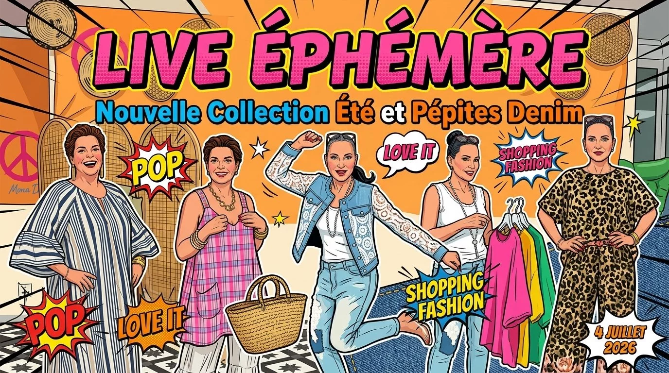 Live éphémère : Nouvelle Collection Été et Pépites Denim