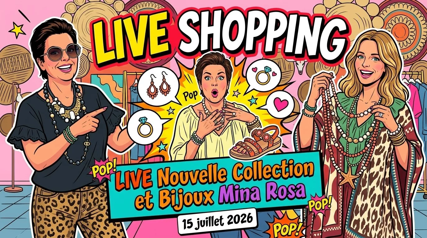 Live Nouvelle Collection et Bijoux Mina Rosa