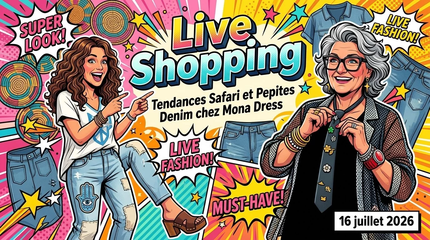Tendances Safari et Pepites Denim chez Mona Dress