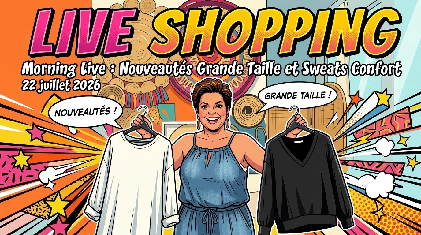 Morning Live : Nouveautés Grande Taille et Sweats Confort