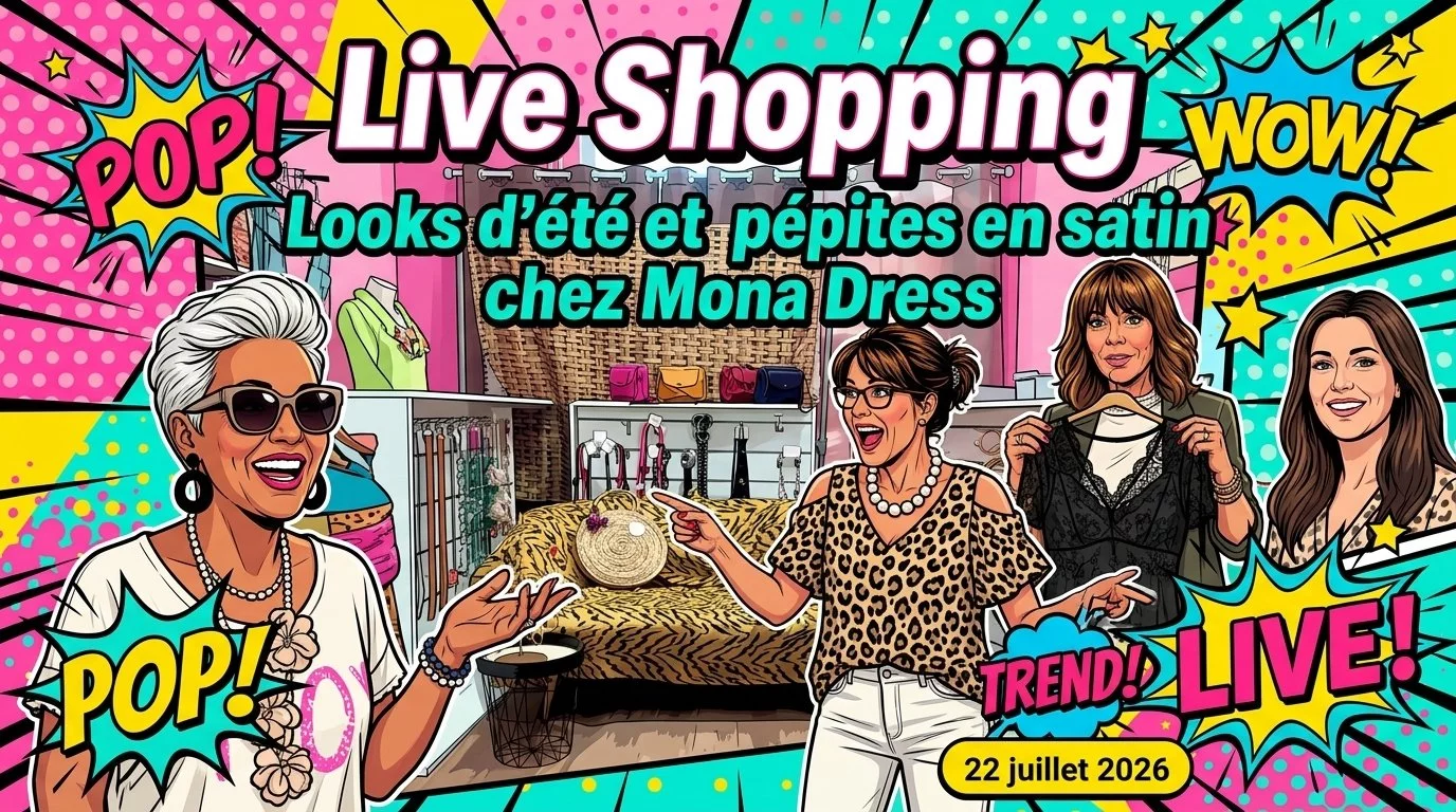 Looks d'été et pépites en satin chez Mona Dress