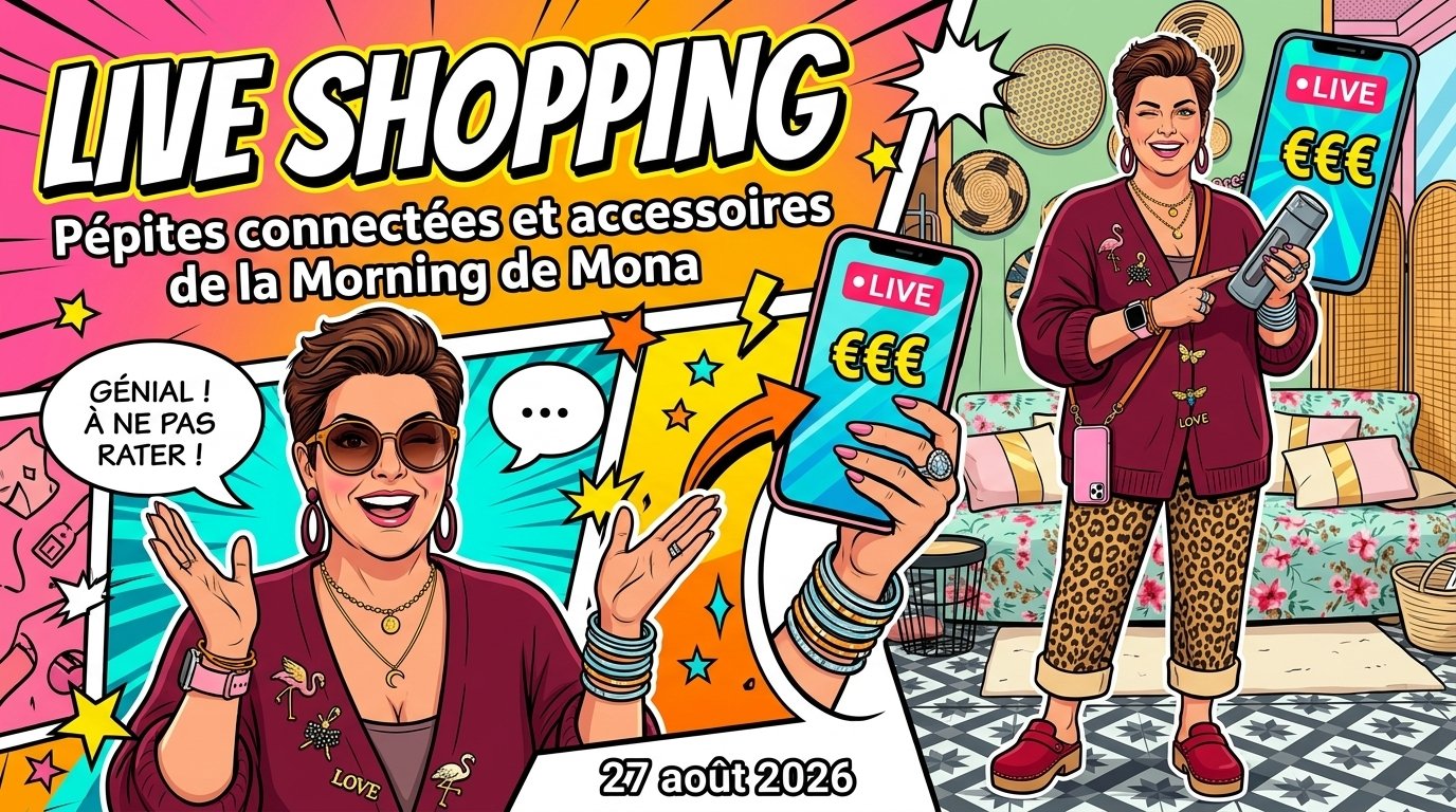 Pépites connectées et accessoires de la Morning de Mona