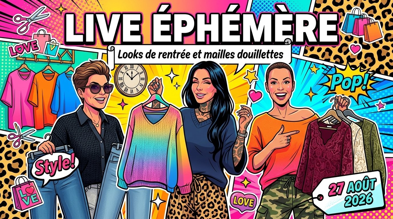 Live éphémère : Looks de rentrée et mailles douillettes