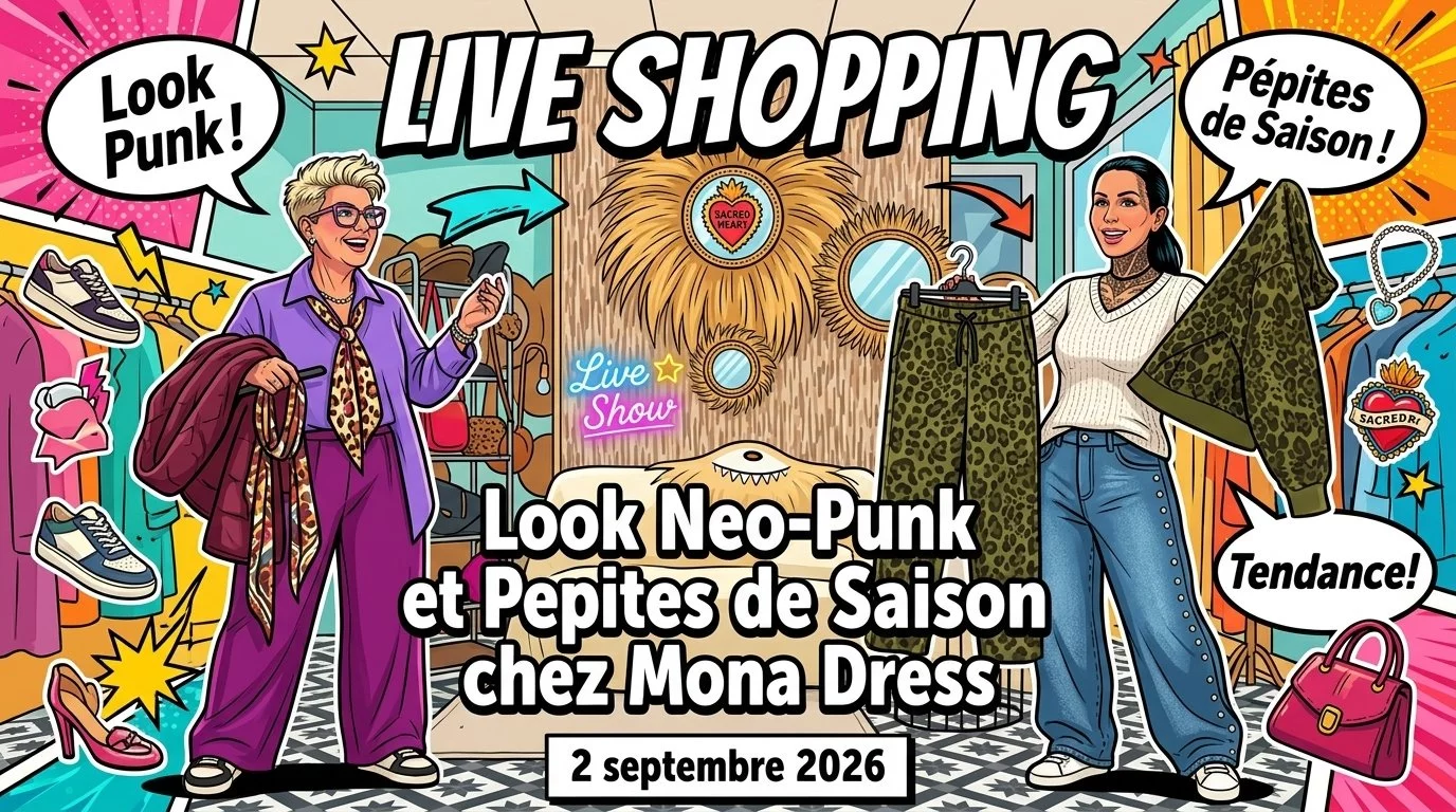 Look Neo-Punk et Pepites de Saison chez Mona Dress