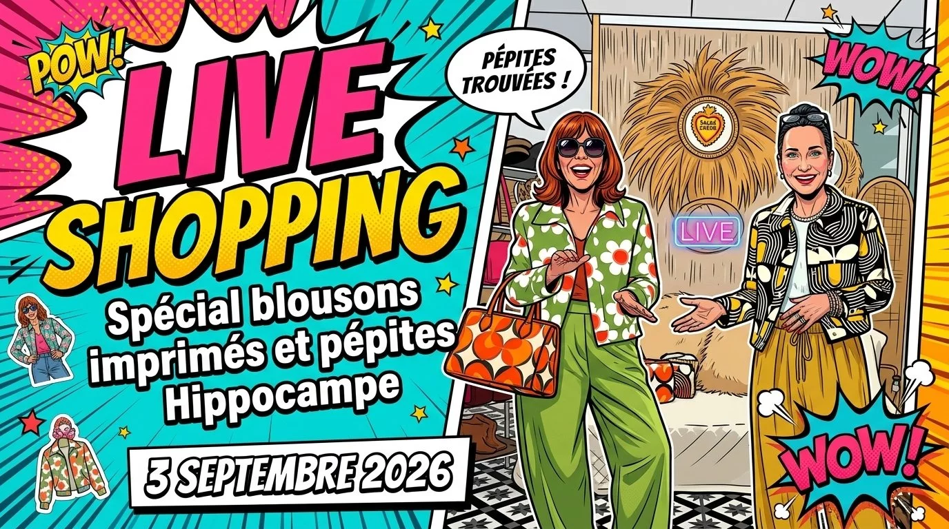 Spécial blousons imprimés et pépites Hippocampe