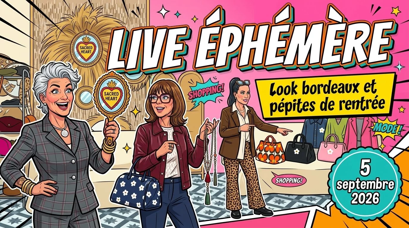 Live éphémère : Look bordeaux et pépites de rentrée