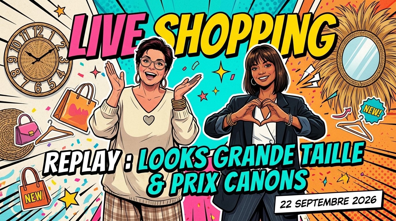 Live Shopping : Looks Grande Taille et Prix Canons