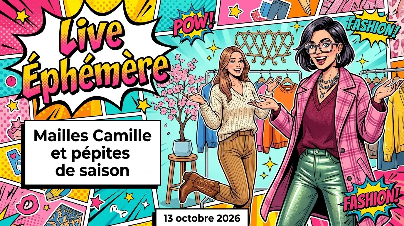 Live éphémère : Mailles Camille et pépites de saison